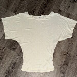 Michael Stars Cream Short Sleeve Top